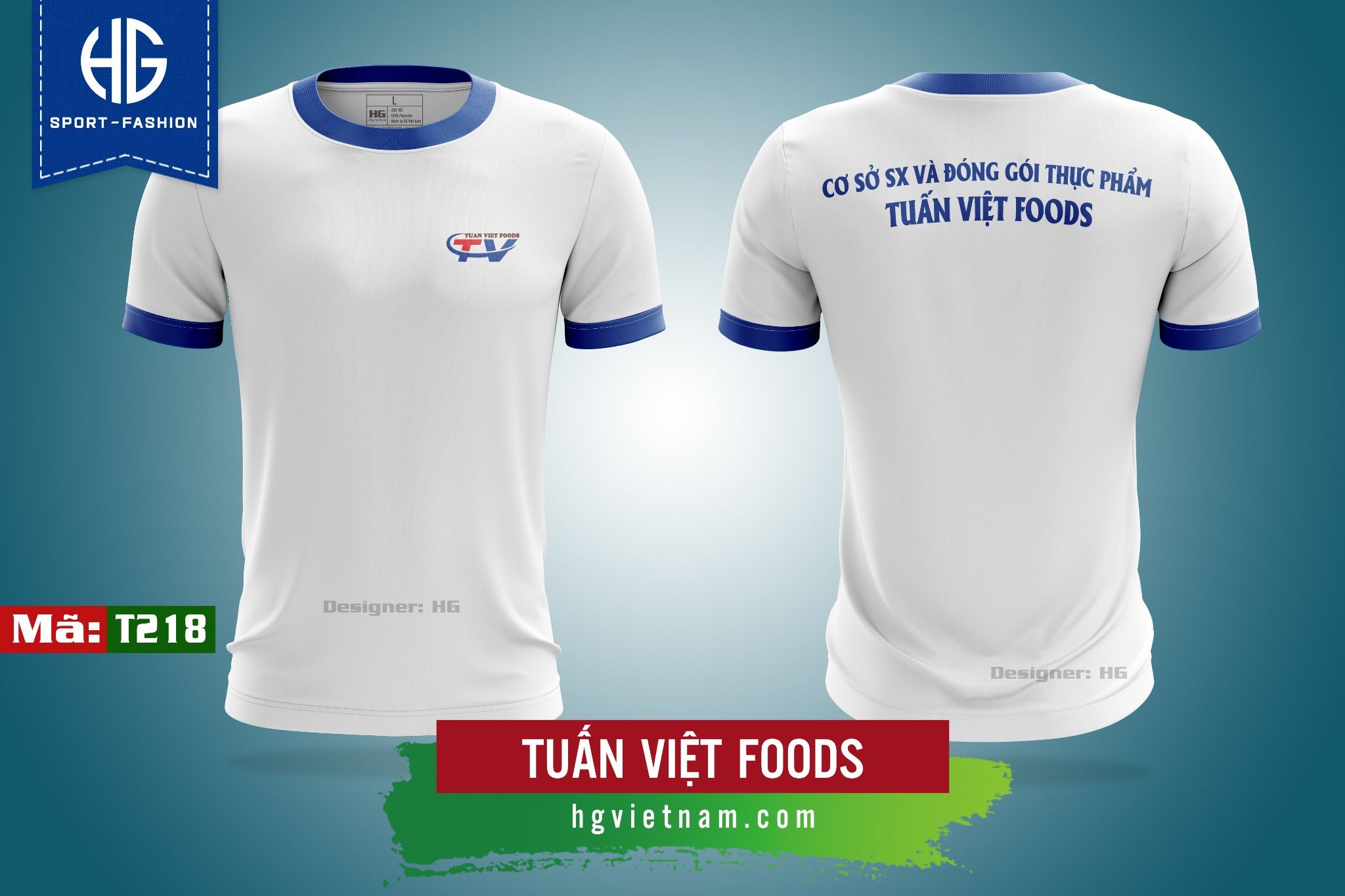 Áo đồng phục công ty cổ tròn