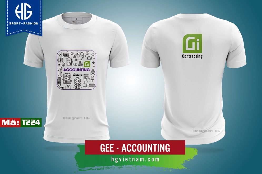 Áo đồng phục công ty cổ tròn