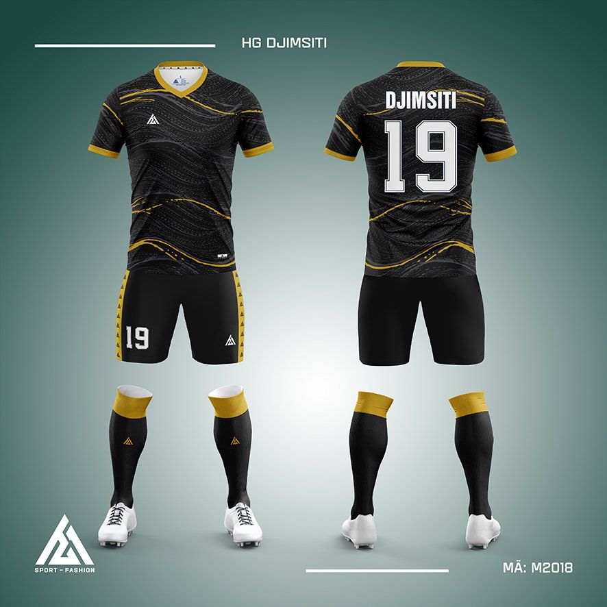 Áo bóng đá thiết kế M2018. HG Djimsiti