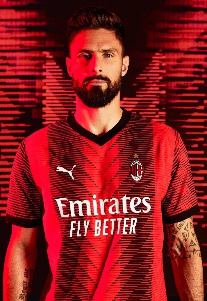 Bộ bóng đá câu lạc bộ AC Milan 23-24 Home M2091