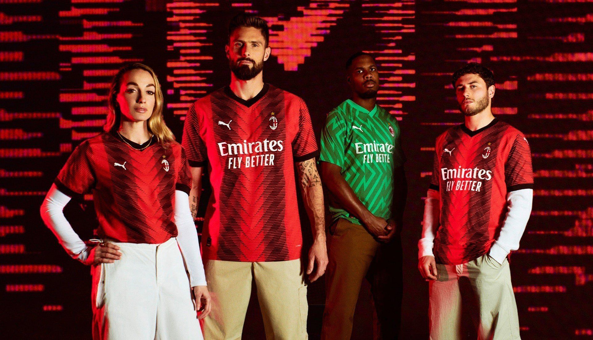 Bộ bóng đá câu lạc bộ AC Milan 23-24 Home M2091
