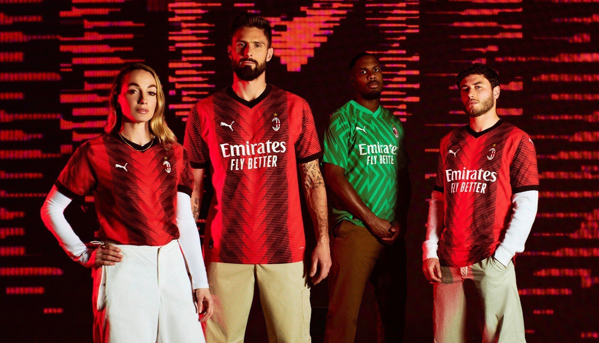  Bộ bóng đá câu lạc bộ AC Milan 23-24 Home M2091 