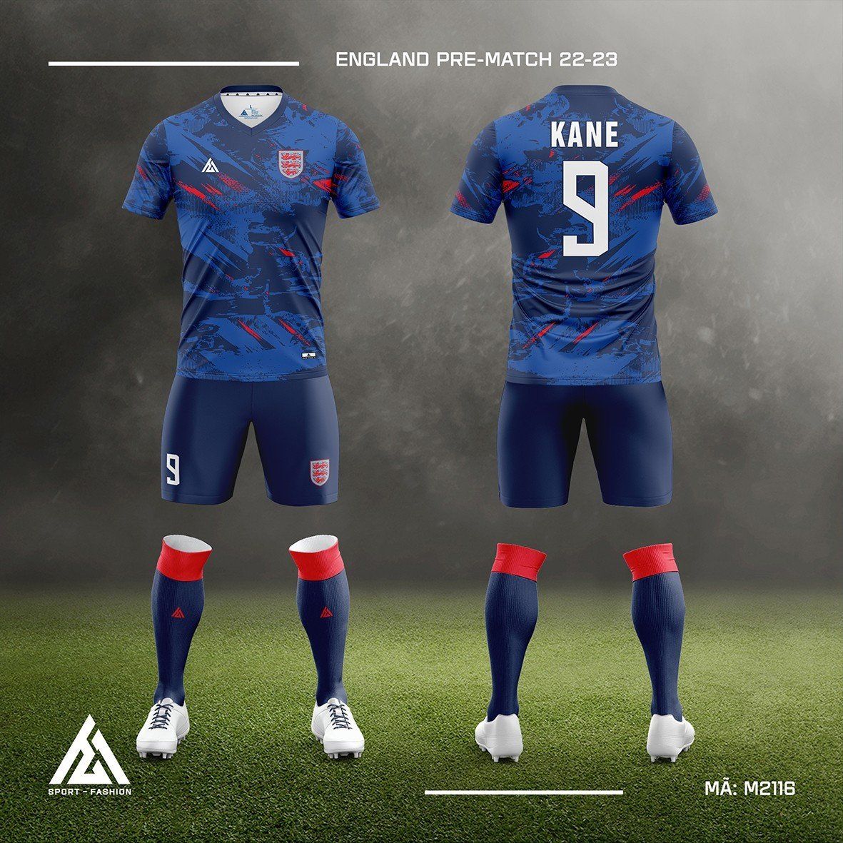 Bộ bóng đá đội tuyển Anh Pre-Match 22-23 M2116
