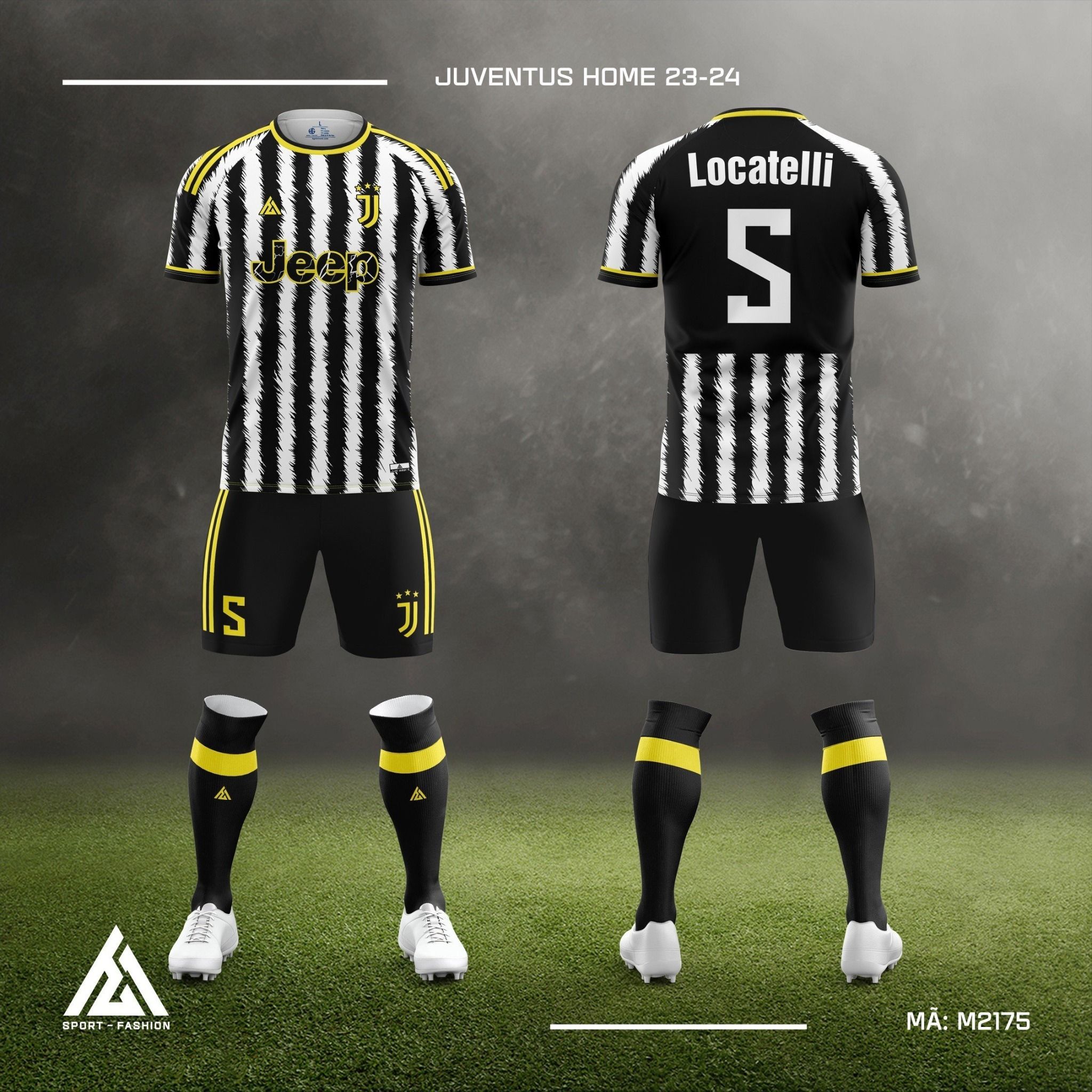 Bộ bóng đá câu lạc bộ Juventus Home 23-24 M2175
