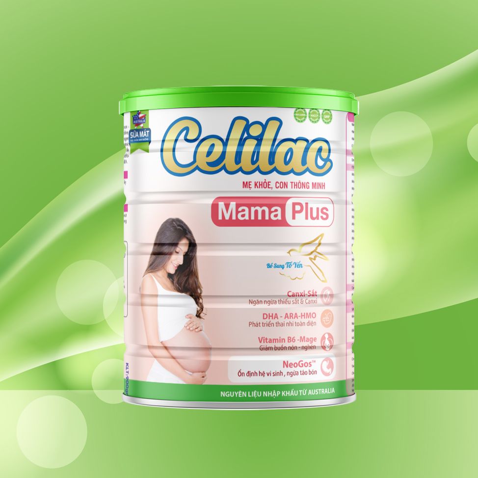  Sữa mát cho mẹ bầu Celilac MAMA PLUS  900g 