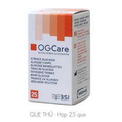 Que thử đường huyết OGCare ( hộp 25 que)