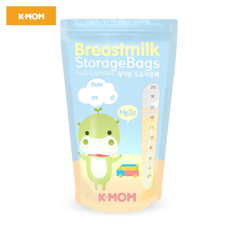 Túi chữ sữa K - Mom Hàn Quốc 200ml ( Hộp 20 túi)