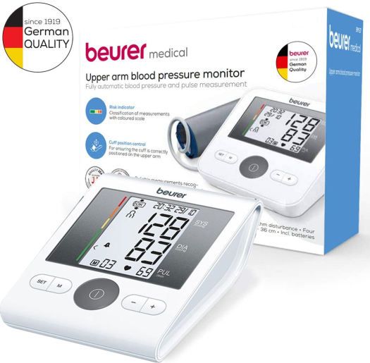 Máy đo huyết áp bắp tay Beurer BM28A (có Adapter)