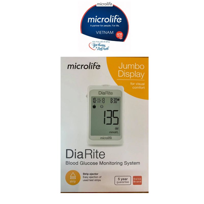 Máy đo đường huyết Microlife DiaRite BGM