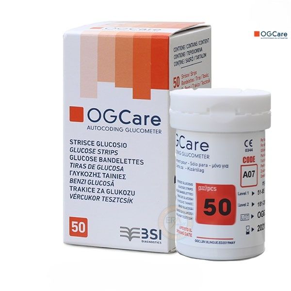 Que thử đường huyết OGCare ( hộp 50 que)