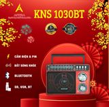  Đài Radio siêu bền, bắt sóng cực khỏe 3 băng, chơi nhạc Bluetooth, USB xuất xứ Indonesia KNSTAR 1030BT 