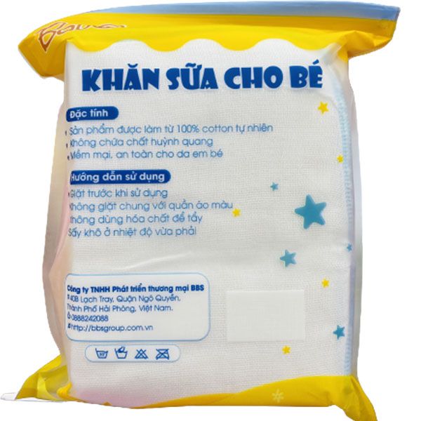  Khăn sữa BAVO 4 lớp (10 cái) 