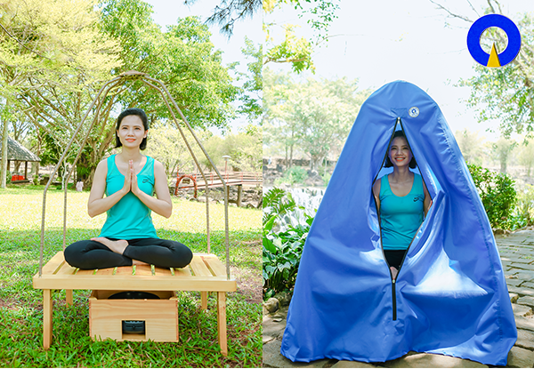 Lều Xông Hơi Kim Tự Tháp năng động
