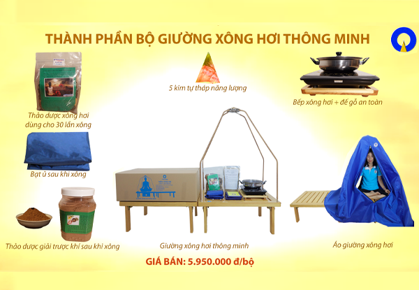Bộ Giường Xông Hơi Kim Tự Tháp