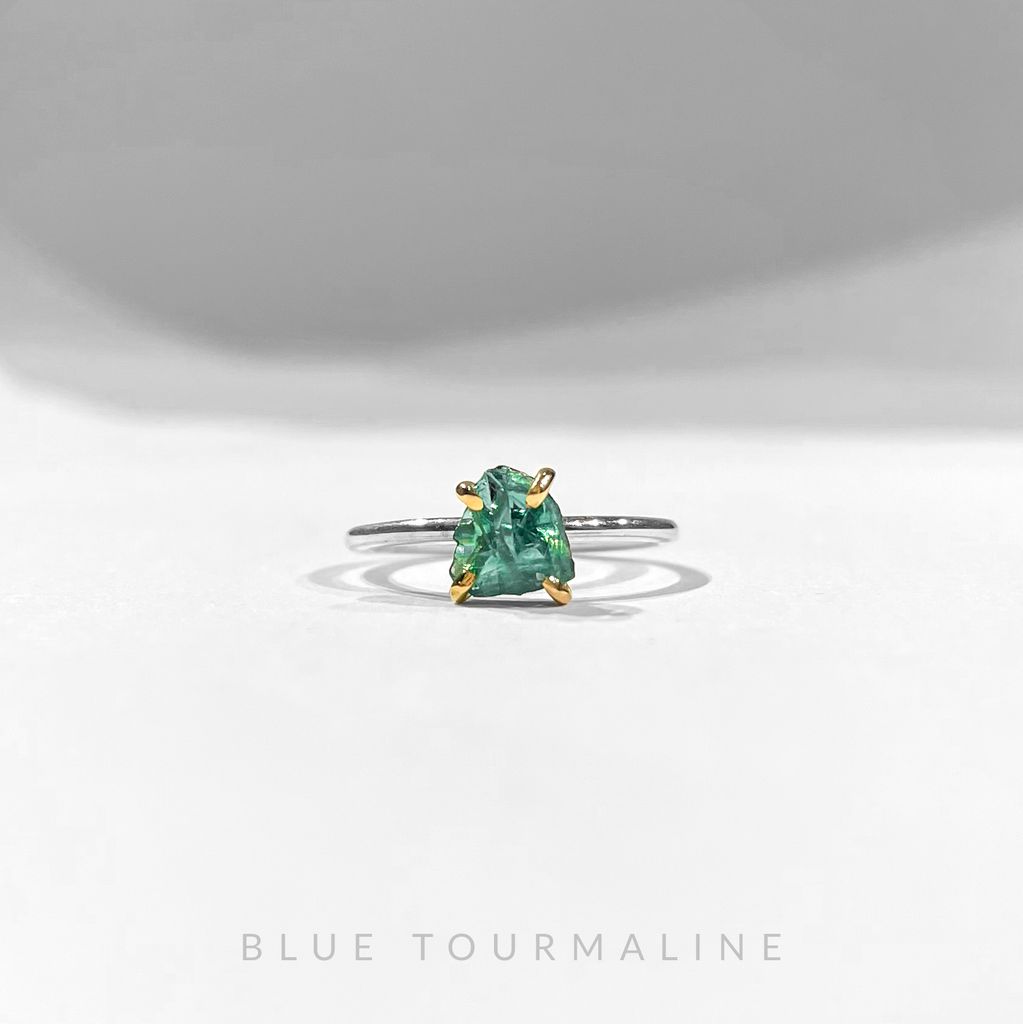 Nhẫn Claws Golver Tourmaline