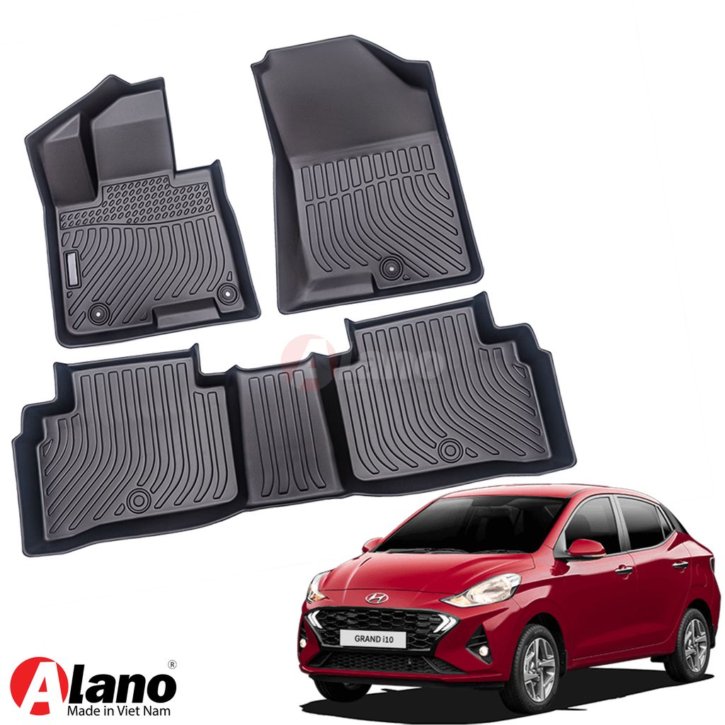 HYUNDAI I10 (2015 - 2020)   -  Thảm Lót Sàn Xe Ô Tô TPE Cao Cấp