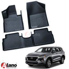 HYUNDAI SANTA FE XL (2013 - 2022)   -  Thảm Lót Sàn Xe Ô Tô TPE Cao Cấp