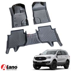 FORD EVEREST (2015  -  ĐẦU 2022 / FORM CŨ)   -  Thảm Lót Sàn Xe Ô Tô TPE Cao Cấp