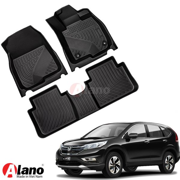 HONDA CR - V (2012 - 2017/ 5 CHỖ)   -  Thảm Lót Sàn Xe Ô Tô TPE Cao Cấp