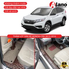 HONDA CRV 2013 - 2017 Thảm Lót Sàn Xe Ô Tô Da 5D 6D Cao Cấp