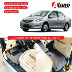 TOYOTA VIOS 2014 - 2018 KO FULL - Thảm Lót Sàn Xe Ô Tô Da 5D 6D Cao Cấp