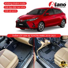 TOYOTA YARIS 2019 - 2022  - Thảm Lót Sàn Xe Ô Tô Da 5D 6D Cao Cấp