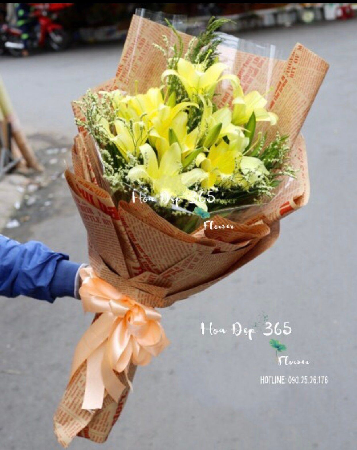 Bó Hoa Ly Vàng - HBD53 - Hoa 20/10
