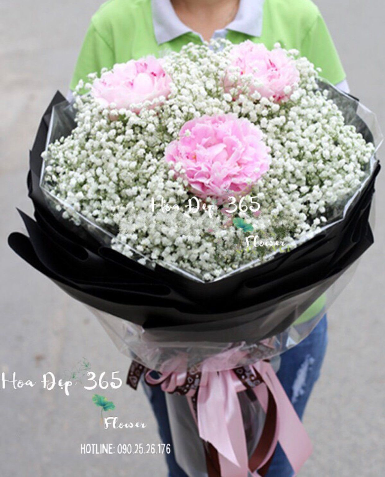 Bó Hoa Mẫu Đơn - HBT46 - Hoa 20/11