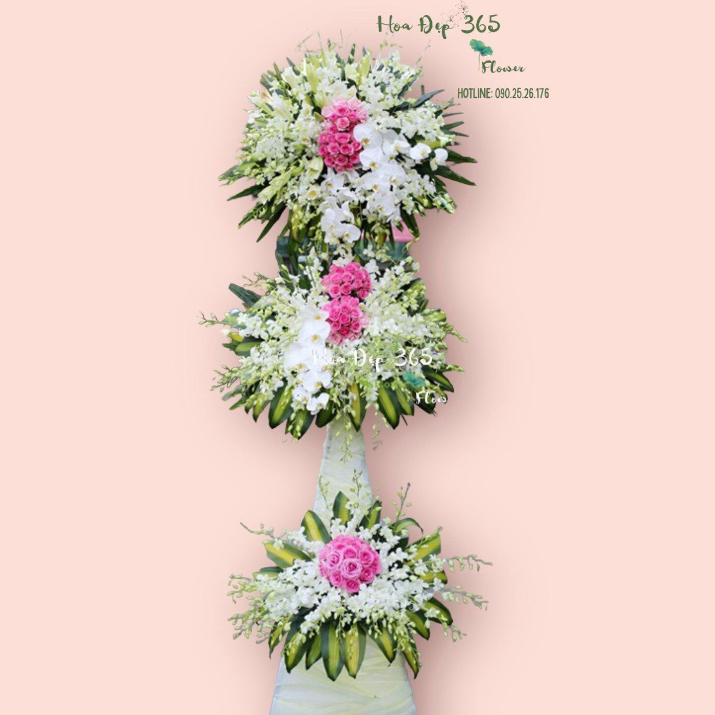 Condolatory - HTL37 - Vòng Hoa Đám Tang