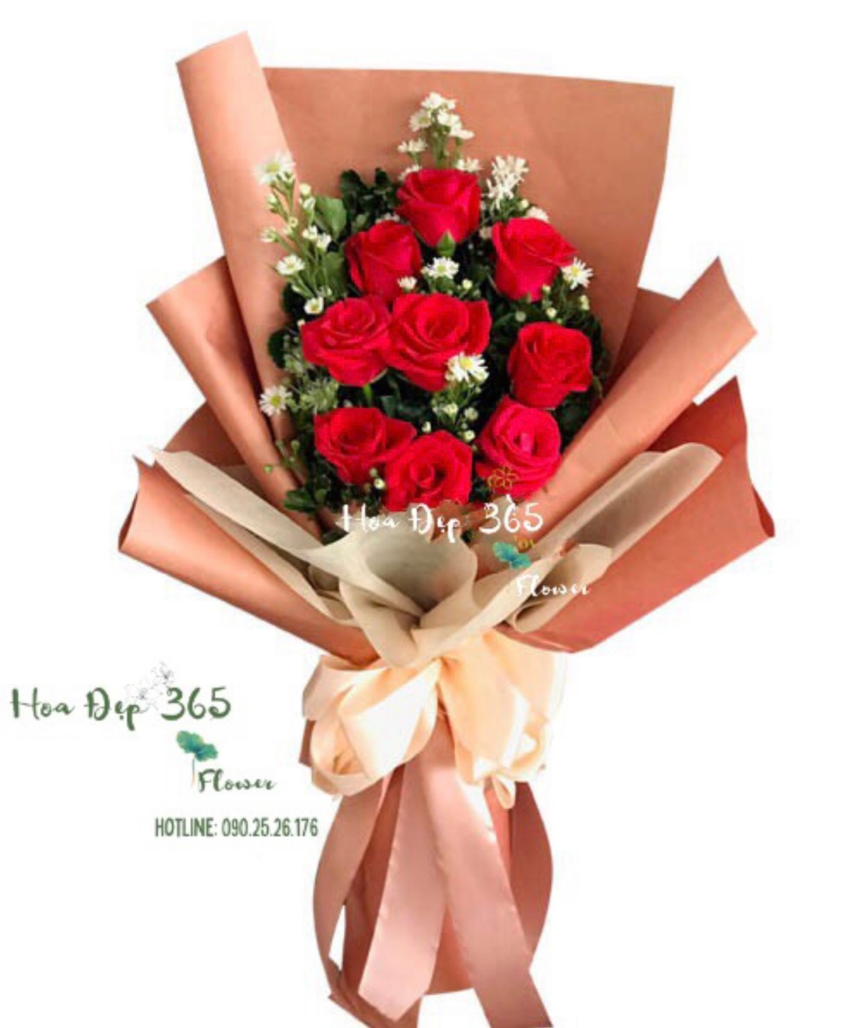 Đỏ Thắm - HBD166 - Hoa 20/10