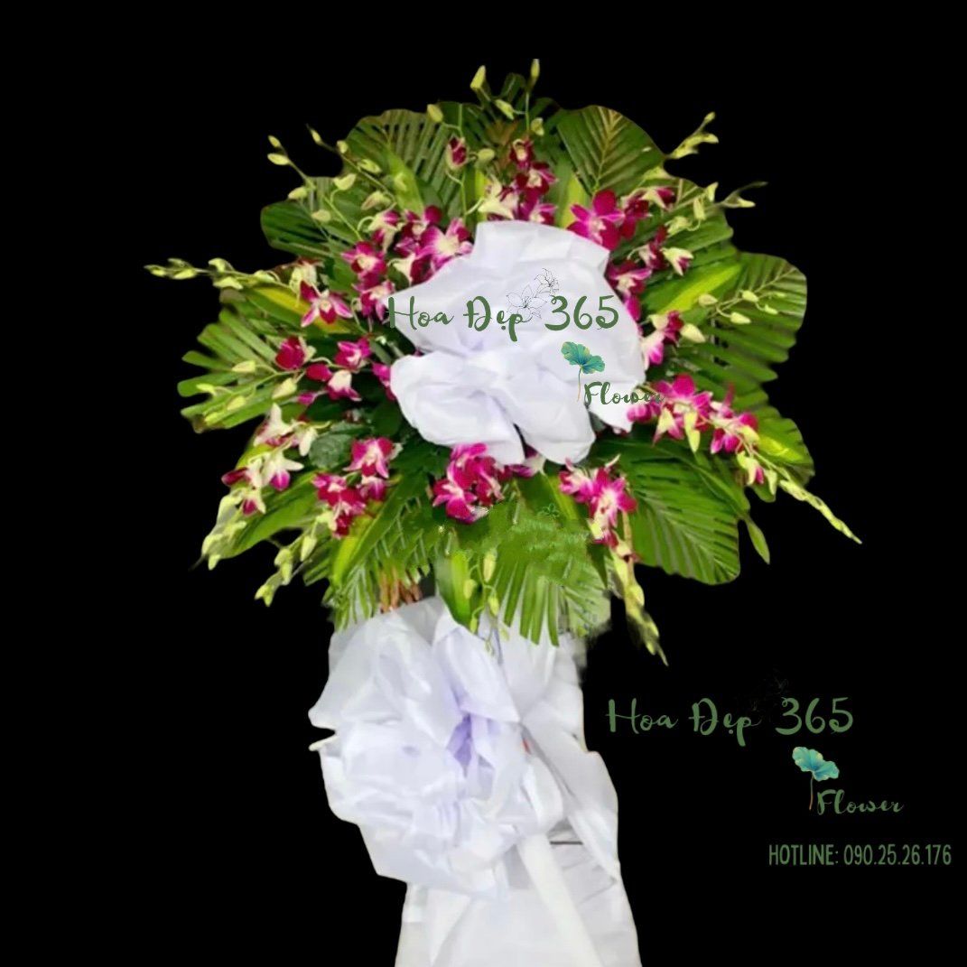 Hoa Chia Buồn Giá Rẻ - HTL125 - Vòng Hoa Tang Lễ