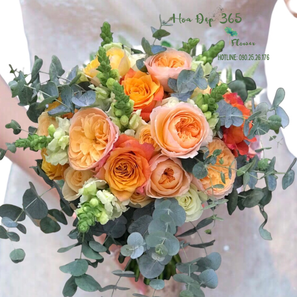 Hoa Cưới Cầm Tay Cô Dâu Love Paradise - HC36