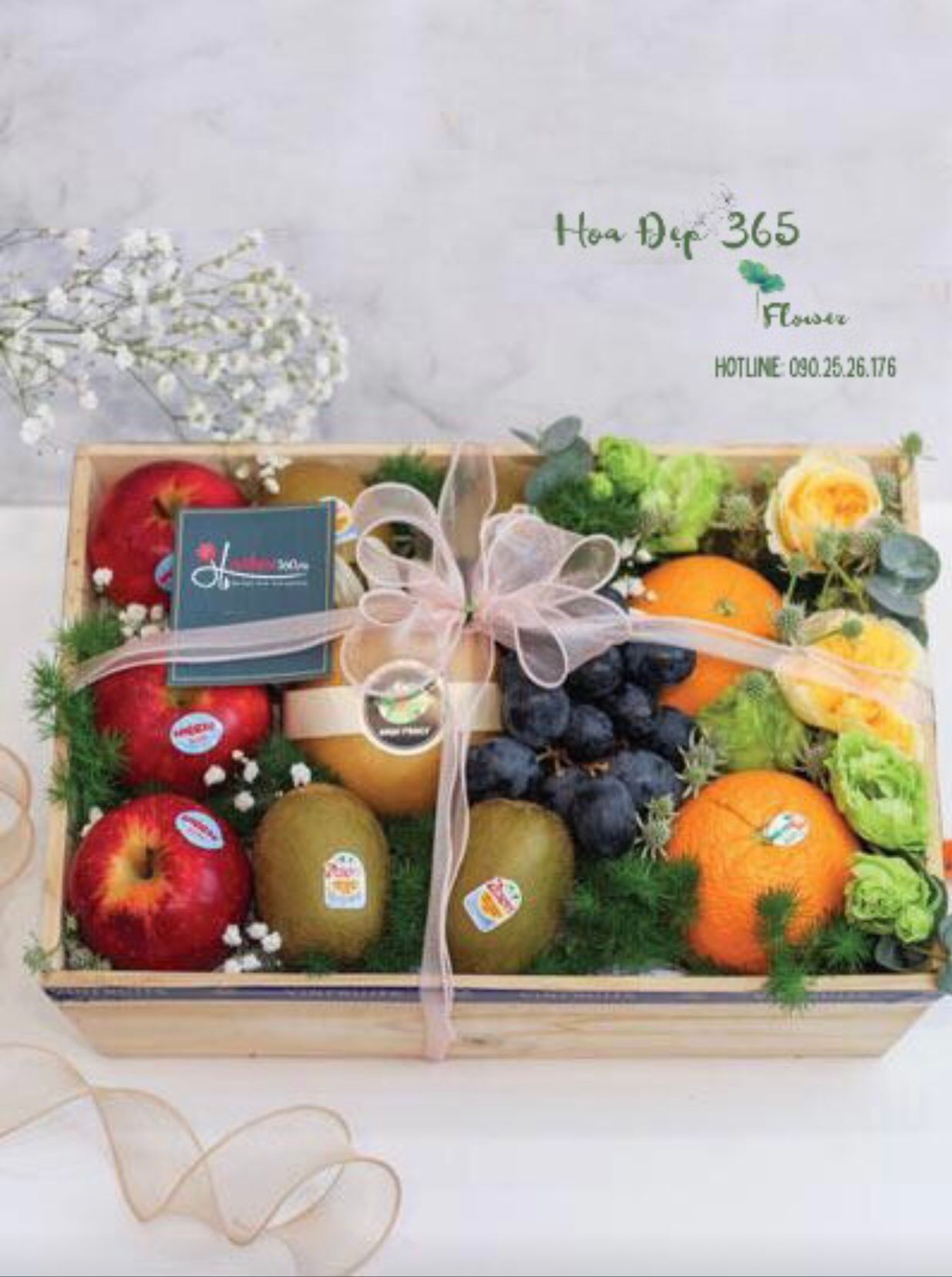 Cát Tường - GTC26 - Giỏ Trái Cây Khai Trương