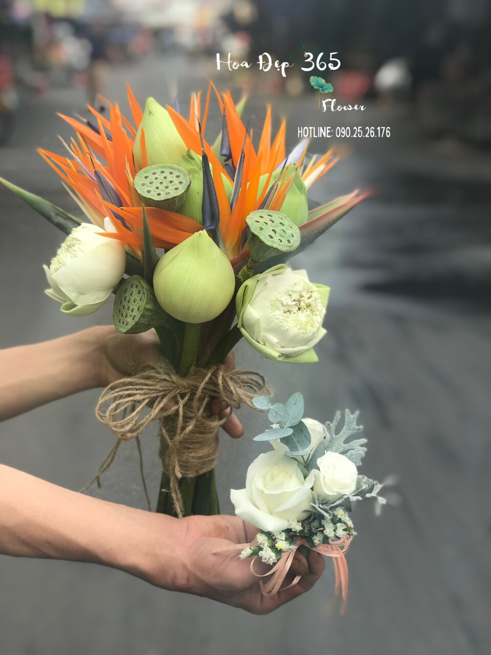 Bó Hoa Cưới Cầm Tay Vì Yêu - HC32