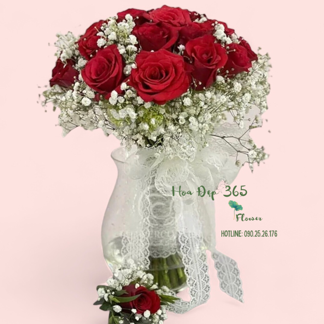 Bó Hoa Cưới Cầm Tay Nắm Lấy Tay Anh - HC69