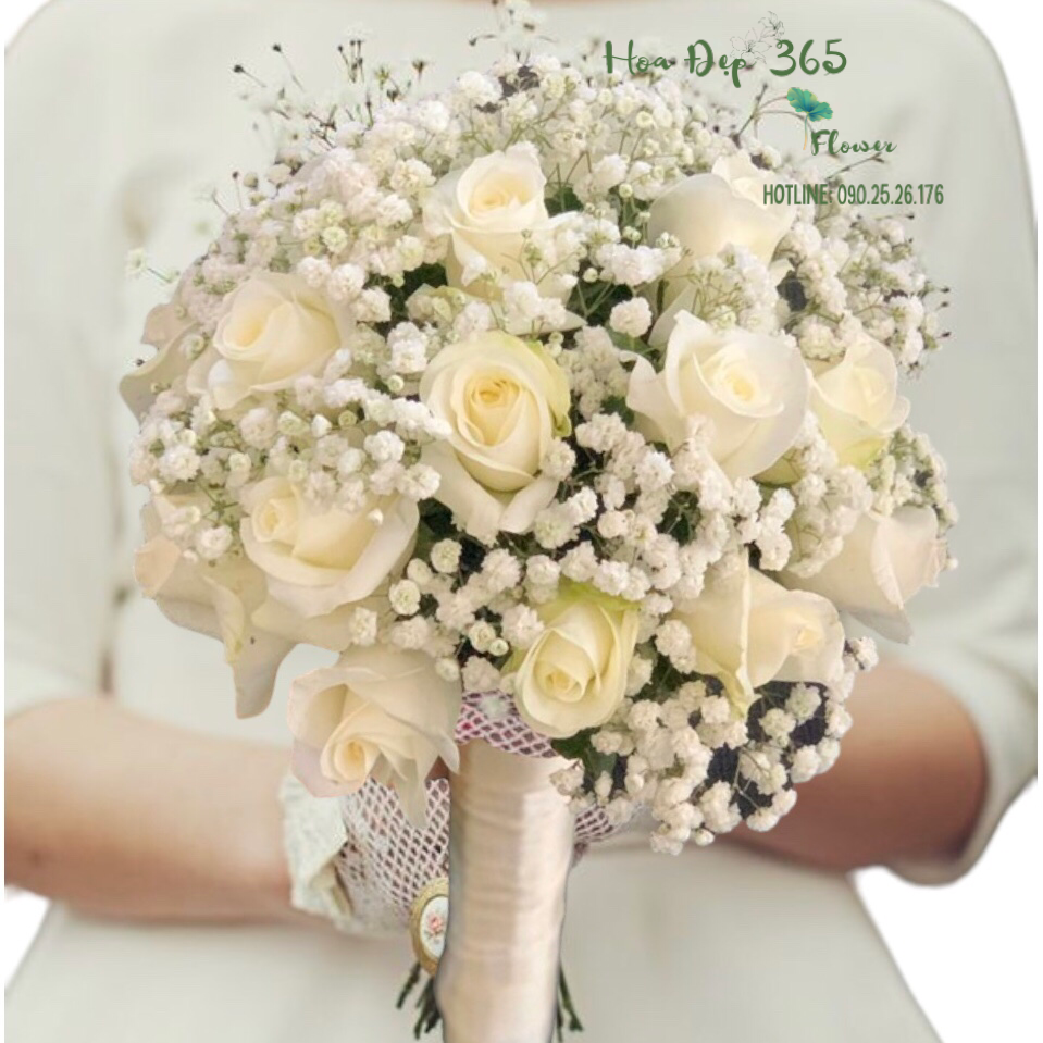 Bó Hoa Cưới Cầm tay Giây Phút Thiêng Liêng - HC27