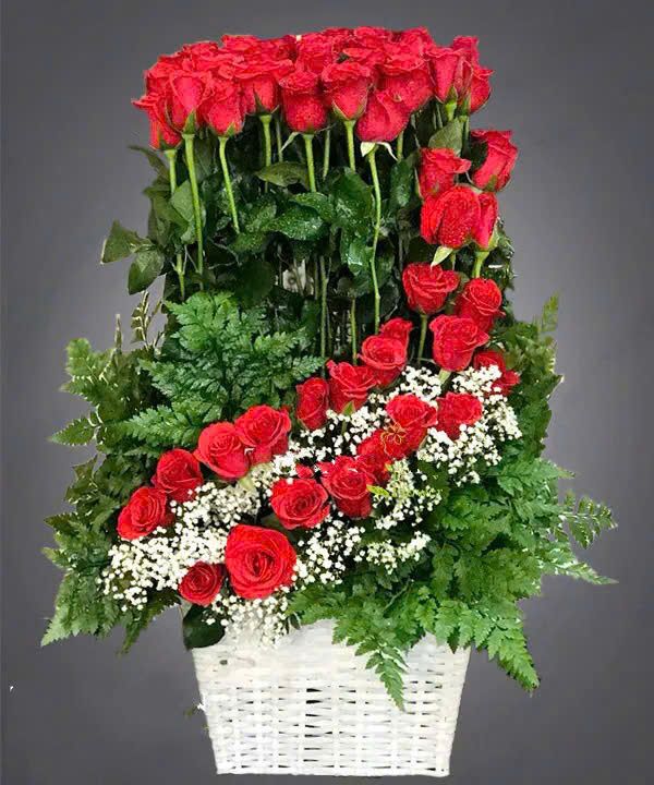 Giỏ Hoa Khai Trương Để Bàn Suối Hoa - HG59