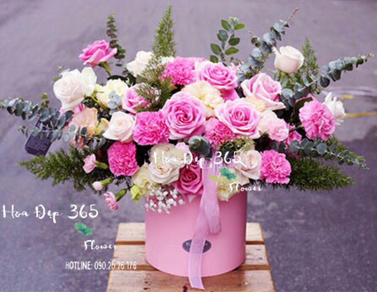 Sắc Hồng - HH43 - Hoa 20/11 tặng thầy cô giáo
