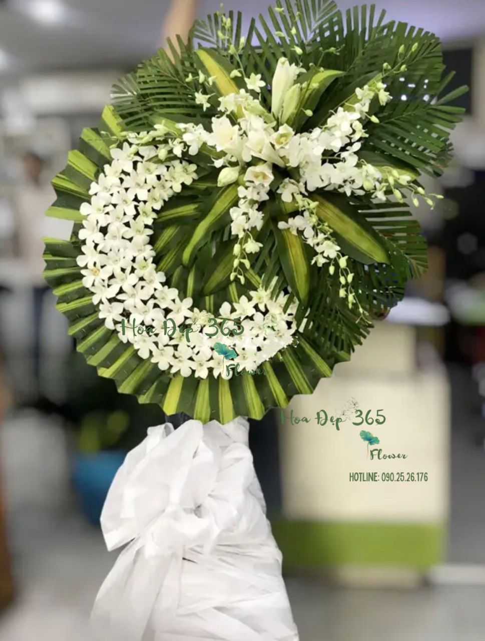 Vòng Hoa Đám Tang Vô Cùng Thương Tiếc - HTL139