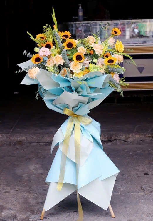 Lẵng Hoa Thành Công Viên Mãn - HCM12