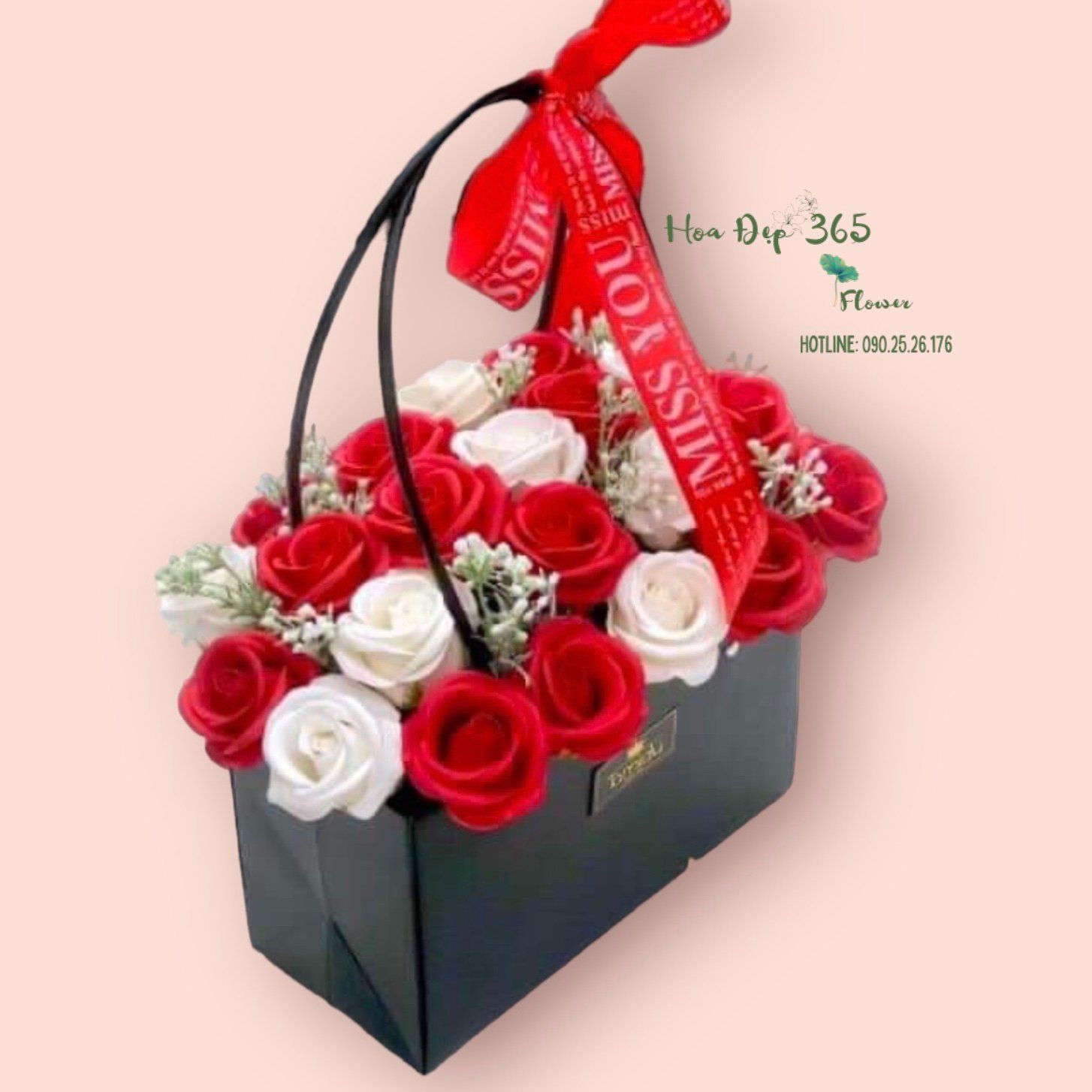 Giỏ Hoa Hồng Sáp - HST04 - Hoa tặng mẹ