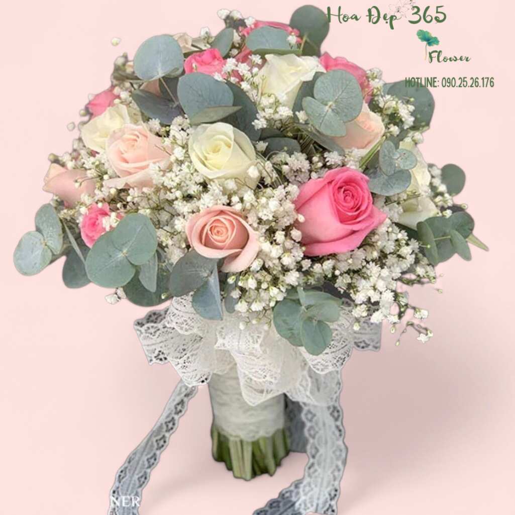 Bó Hoa Cưới Cầm Tay Mãi Yêu Thương - HC63