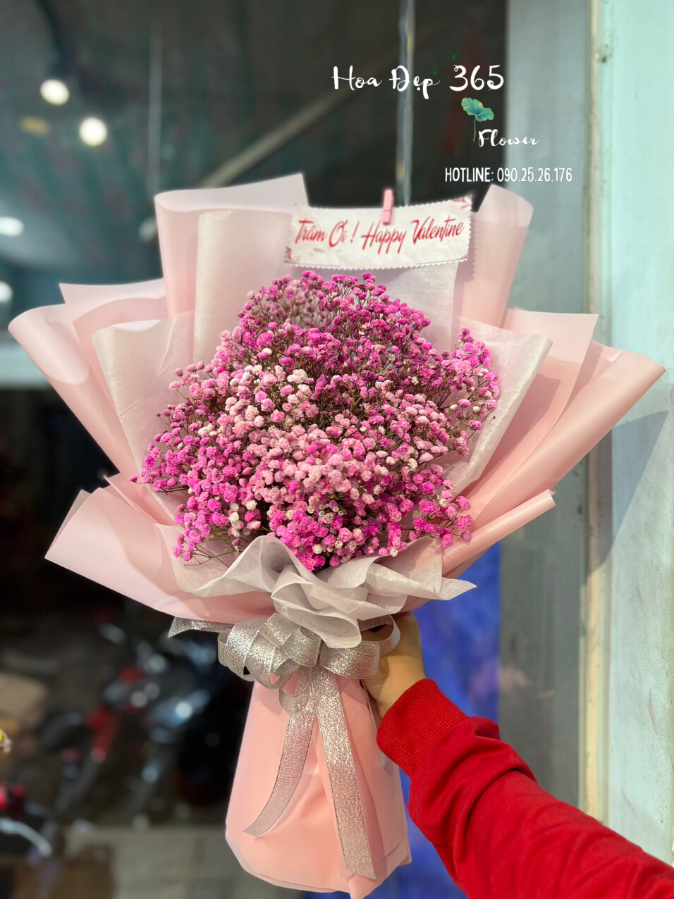 Hoa Bó Angel Baby - HBD229 - Hoa 8/3