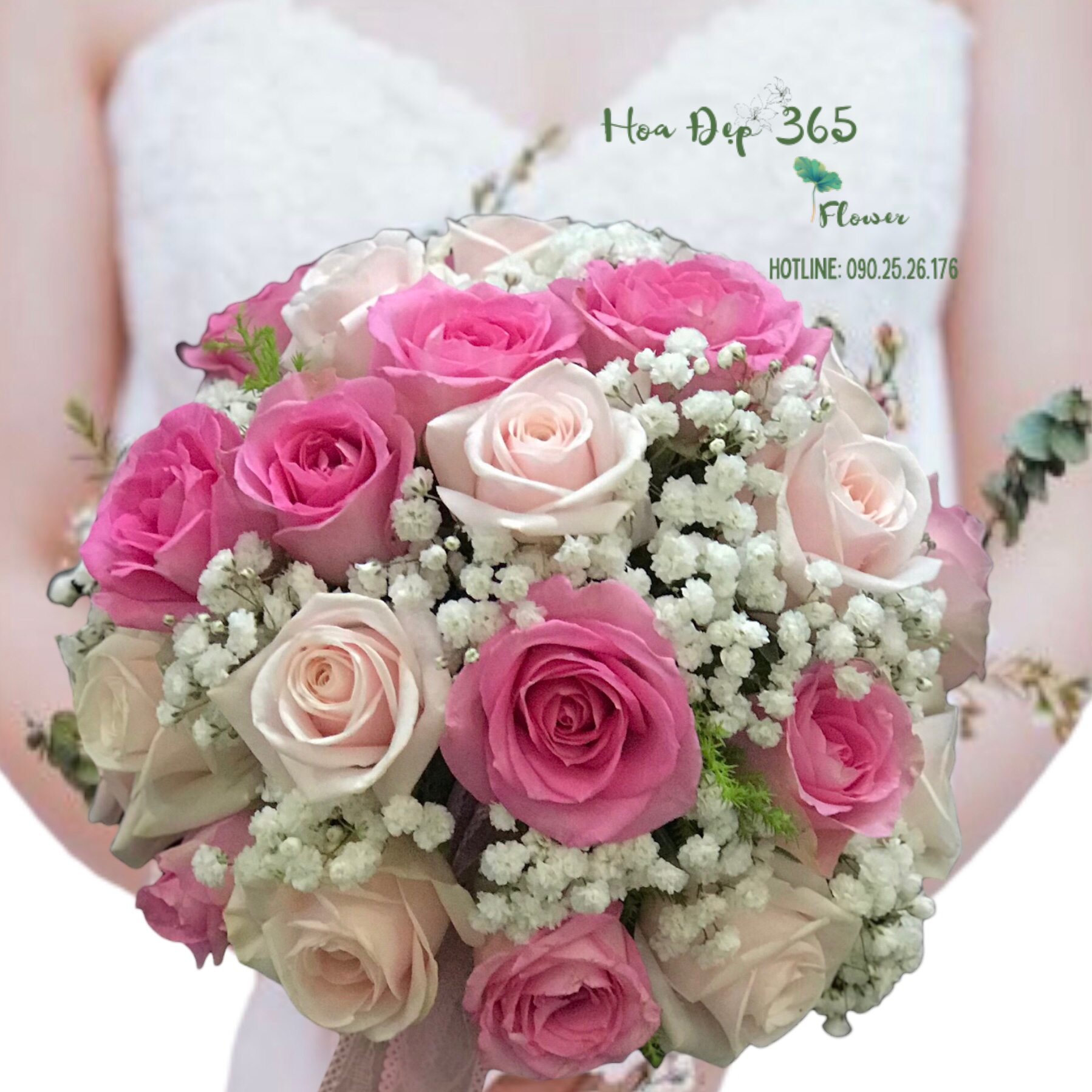 Bó Hoa Cưới Cầm Tay Cô Dâu Forever - HC24