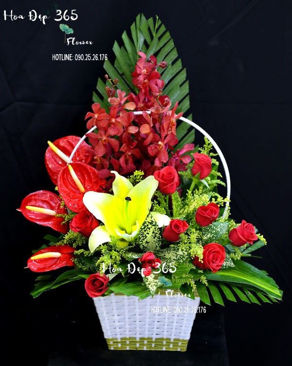 Giỏ Hoa Mini Thanh Âm - HG10 - Hoa Tươi