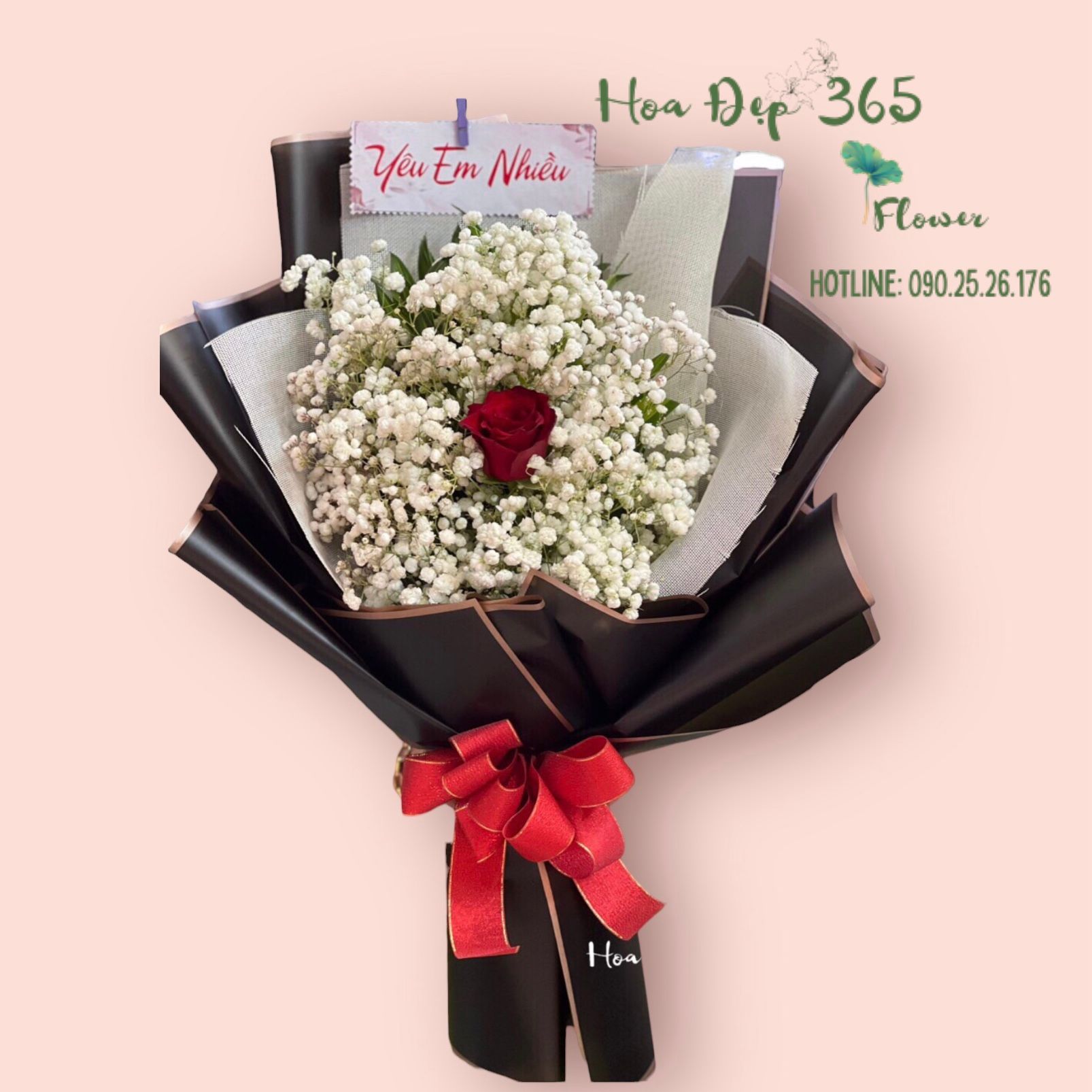 Bó Hoa Chỉ Yêu Mình Em - HBD76 - Hoa 20/10