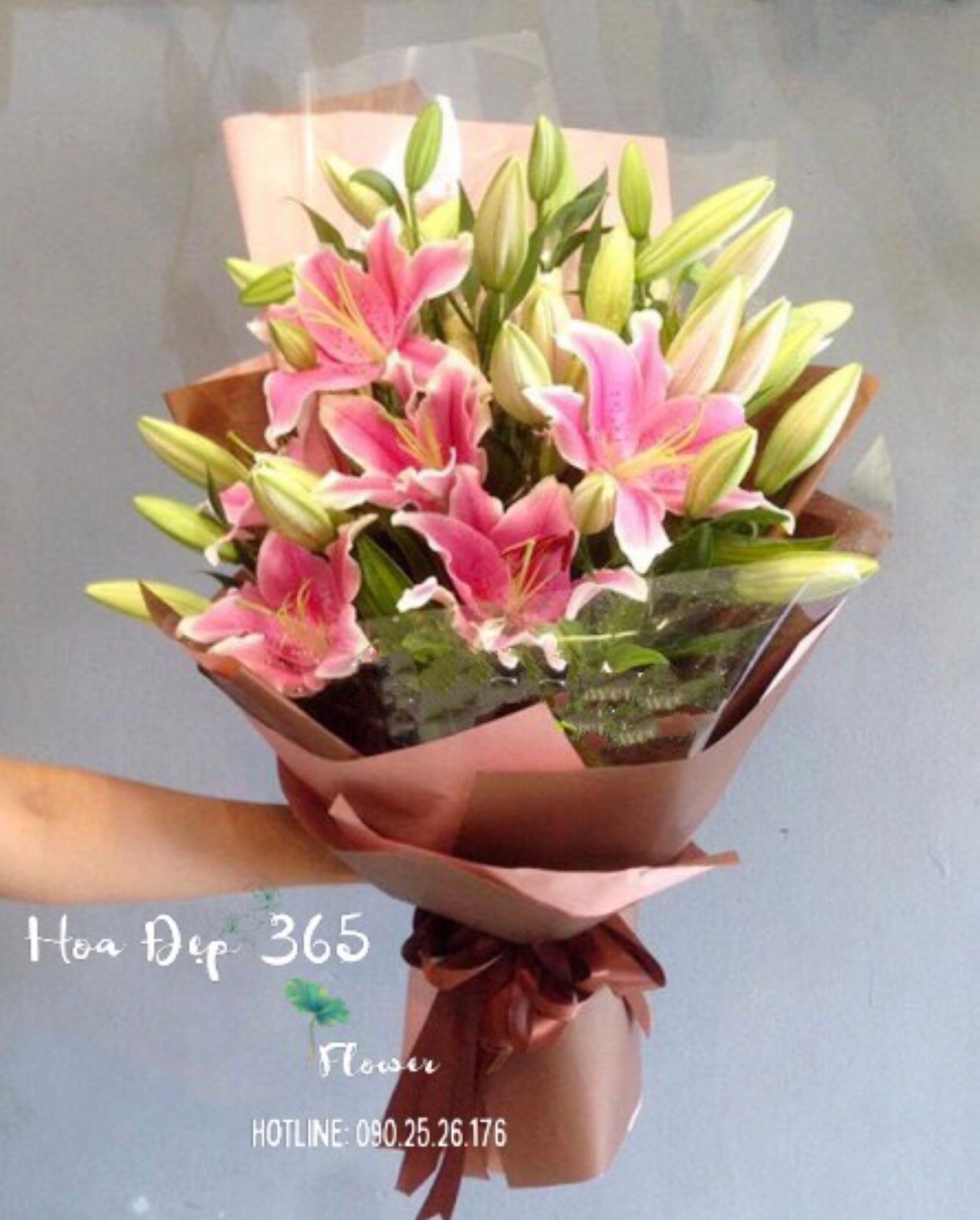 Bó Hoa Ly - HBD51 - Hoa Tặng Mẹ
