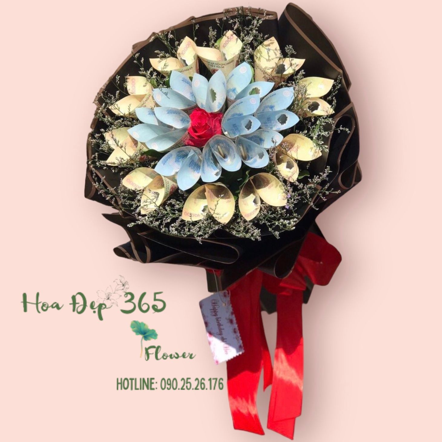Bó Hoa Tiền 10k & 20k - BT28 - Hoa tặng mẹ