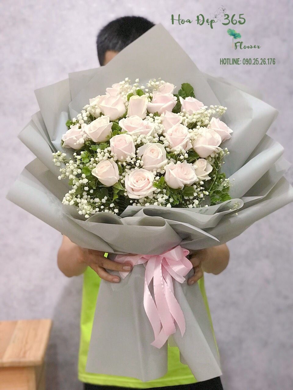 Bó Hoa 20 Hoa Hồng Pastel - HBD234 - Hoa 20/10
