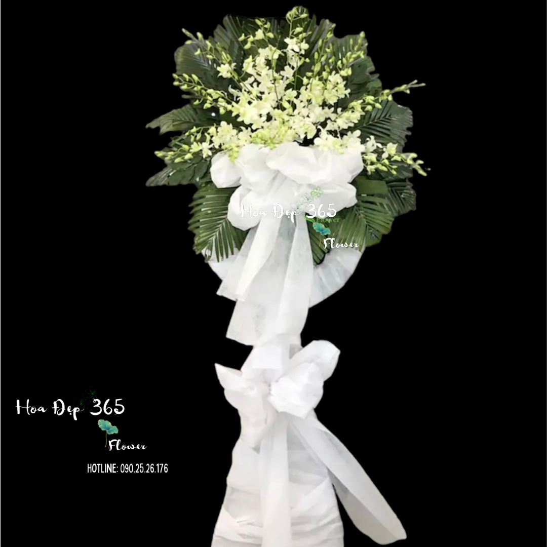 Hoa Tươi Viếng Đám Tang - HTL124 - Vòng hoa đám tang